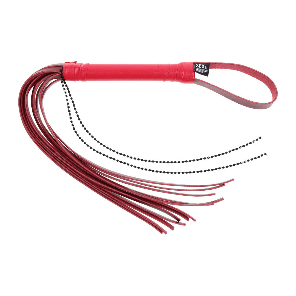 Ex's & Oh's Crystal Flogger | 646709099886 | Available at EroticWarehouse.com