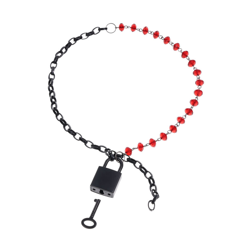 Ex's & Oh's Crystal Day Collar | 646709099893 | Available at EroticWarehouse.com
