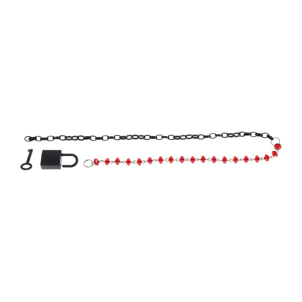 Ex's & Oh's Crystal Day Collar | 646709099893 | Available at EroticWarehouse.com