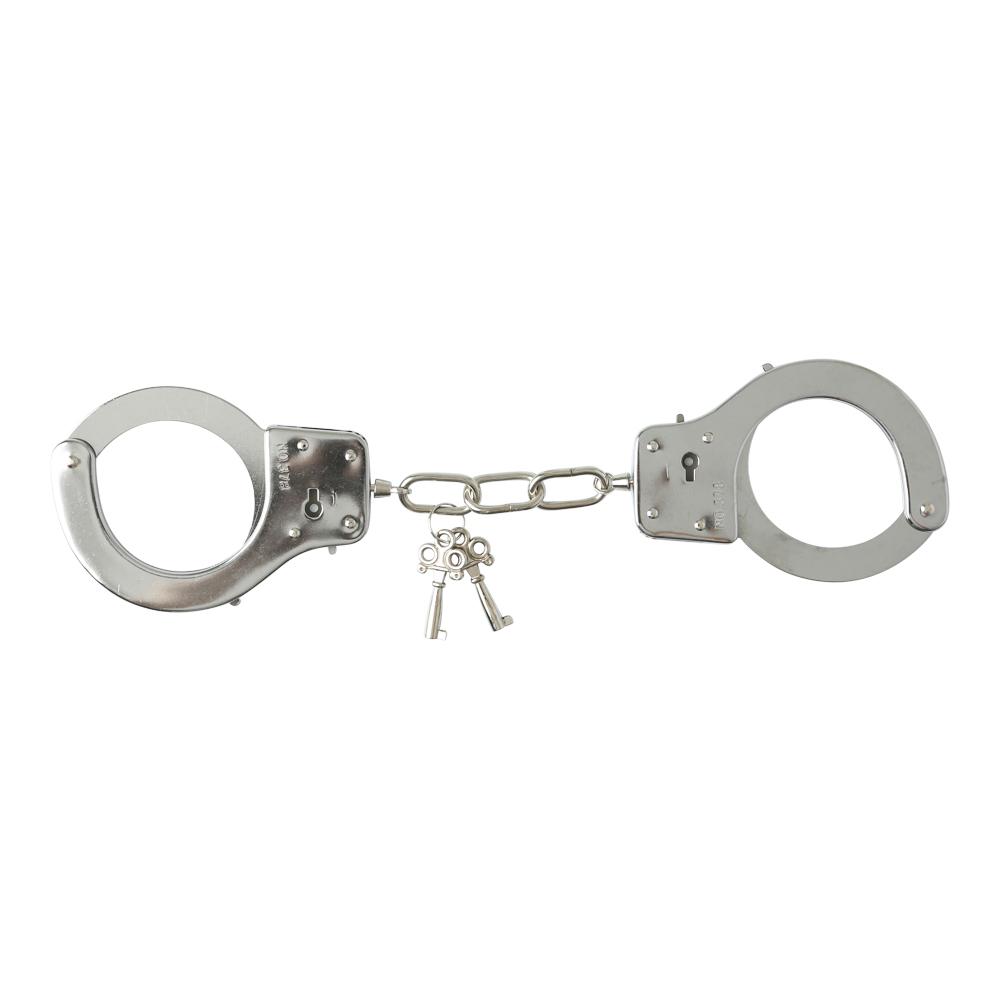 S&M Metal Handcuffs | 646709100780 | Available at EroticWarehouse.com