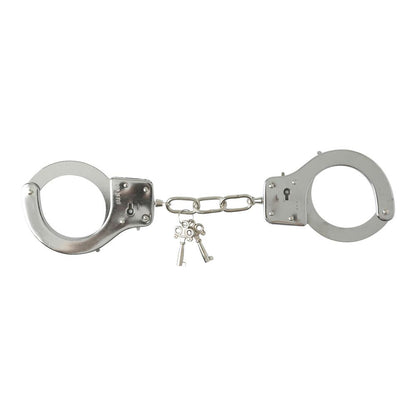 S&M Metal Handcuffs | 646709100780 | Available at EroticWarehouse.com