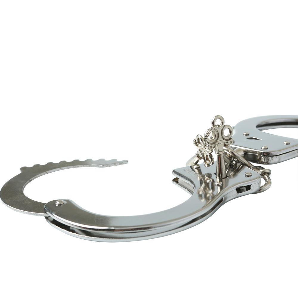 S&M Metal Handcuffs | 646709100780 | Available at EroticWarehouse.com