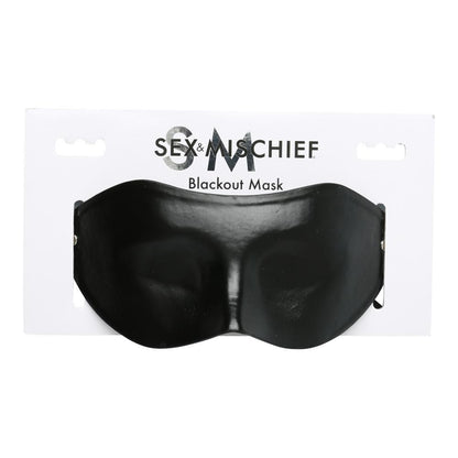 S&M Blackout Mask | 646709100889 | Available at EroticWarehouse.com