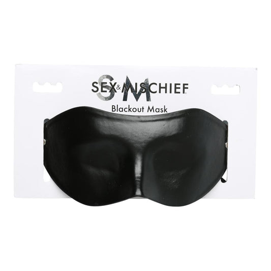 S&M Blackout Mask | 646709100889 | Available at EroticWarehouse.com