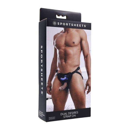 Dual Desires Strap On | 646709310035 | Available at EroticWarehouse.com