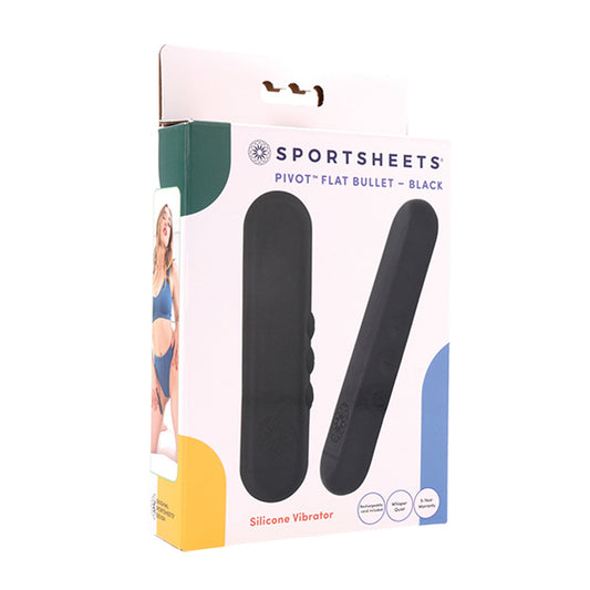 Pivot Flat Bullet Black | 646709360177 | Available at EroticWarehouse.com