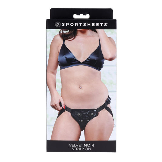 Velvet Noir Strap On | 646709370077 | Available at EroticWarehouse.com