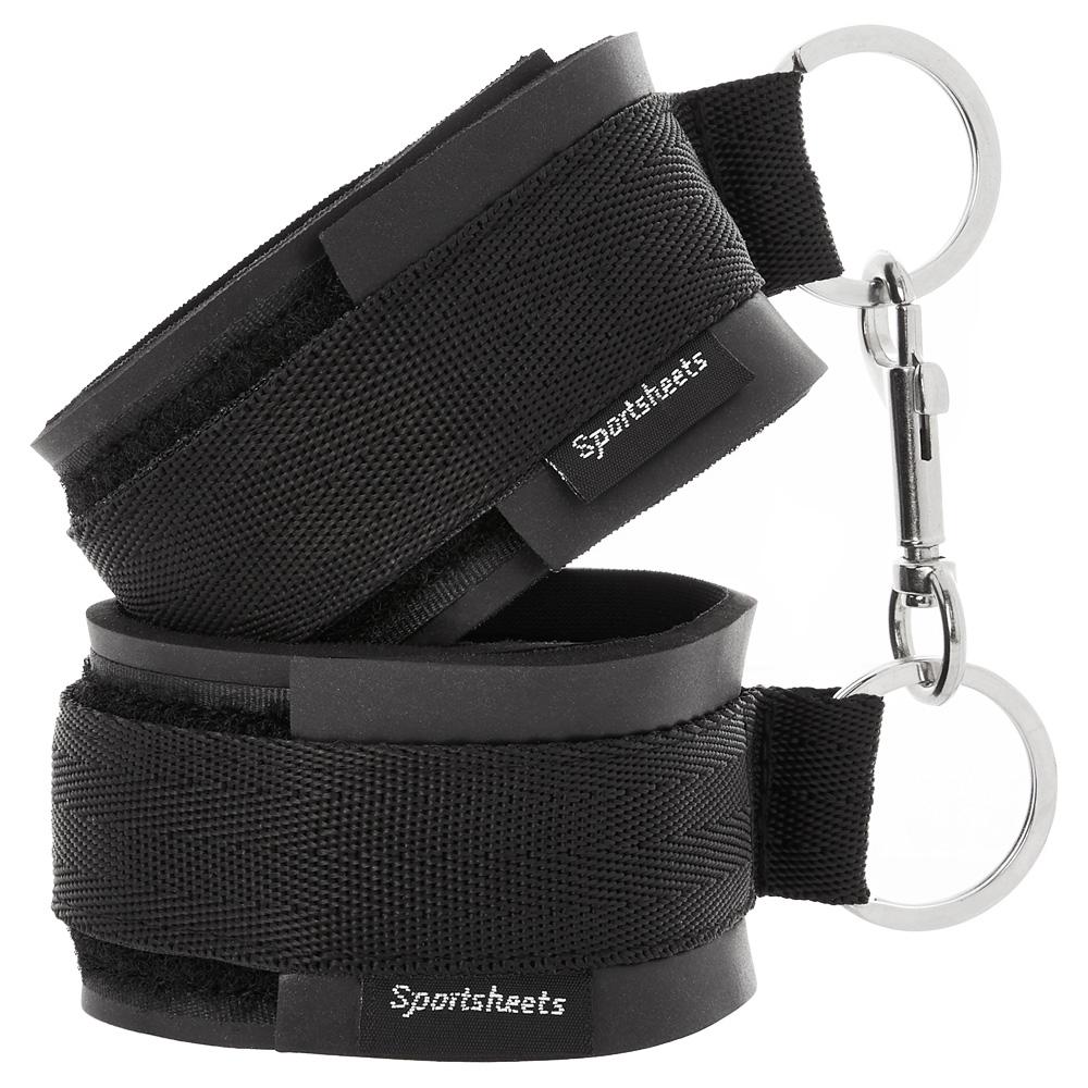 Sports Cuffs (Black) | 646709400019 | Available at EroticWarehouse.com