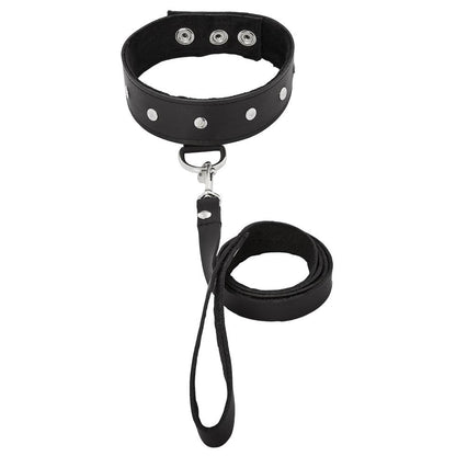 Leather Collar & Leash Set | 646709432027 | Available at EroticWarehouse.com
