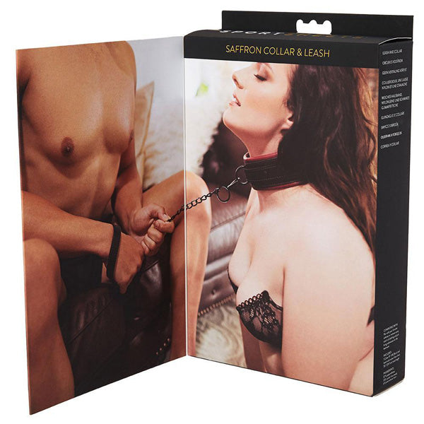 Sportsheets Saffron Leash & Collar | 646709480059 | Available at EroticWarehouse.com