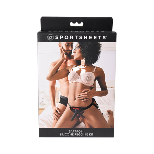 Saffron Silicone Pegging Kit | 646709480141 | Available at EroticWarehouse.com