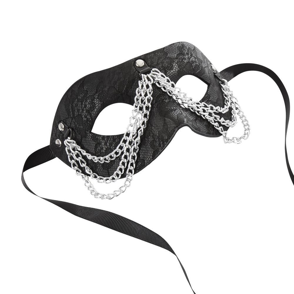 Sincerely Chained Lace Mask | 646709520069 | Available at EroticWarehouse.com
