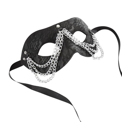 Sincerely Chained Lace Mask | 646709520069 | Available at EroticWarehouse.com