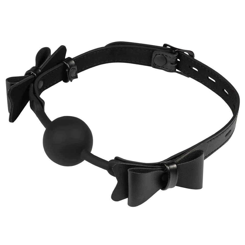 Sincereley Bow Tie Ball Gag | 646709520250 | Available at EroticWarehouse.com