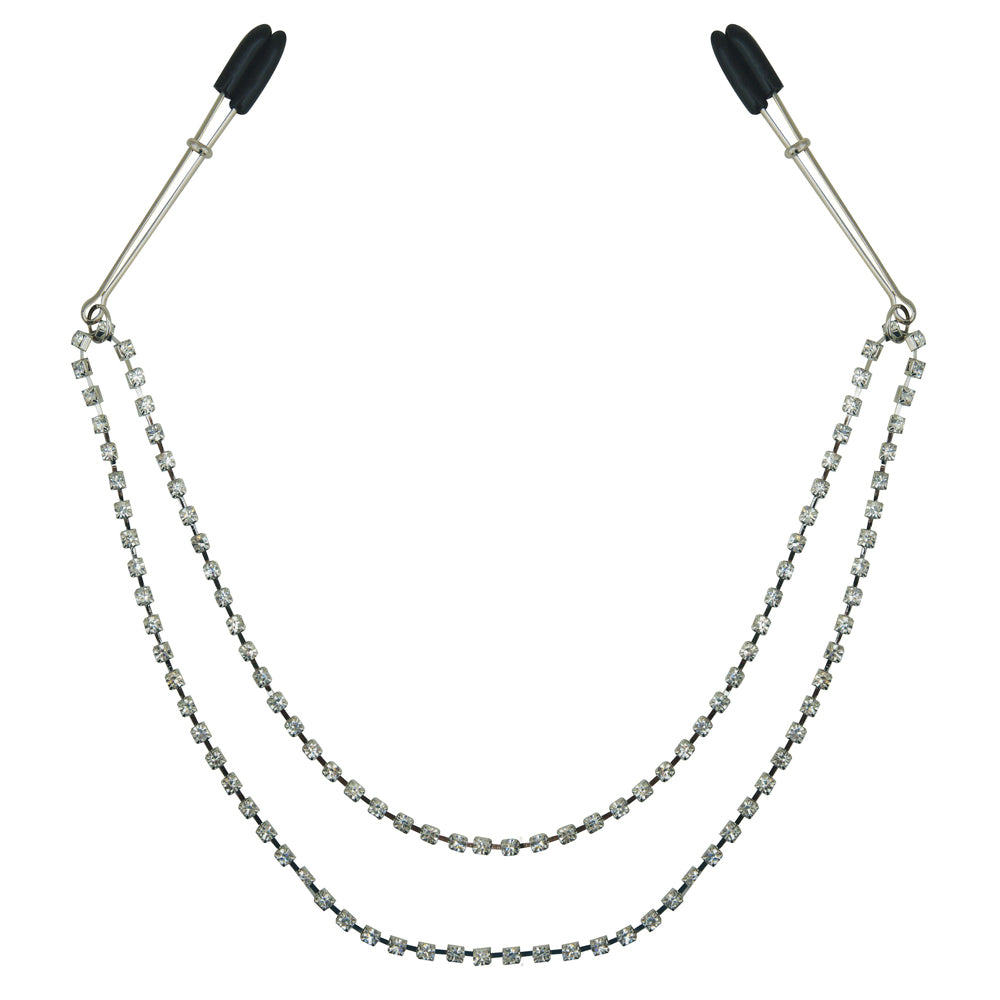Midnight Bling Nipple Clips | 646709520304 | Available at EroticWarehouse.com