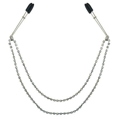 Midnight Bling Nipple Clips | 646709520304 | Available at EroticWarehouse.com