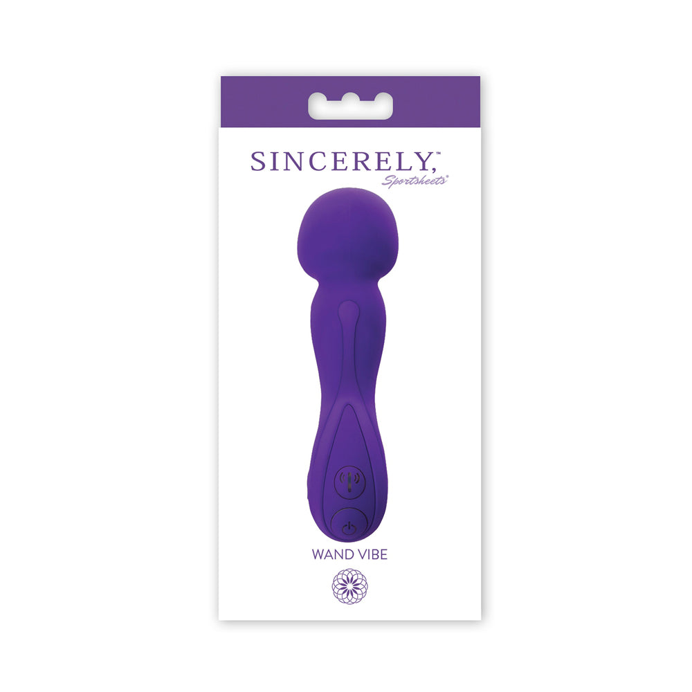 Sincerely Wand Vibe-Purple | 646709520663 | Available at EroticWarehouse.com