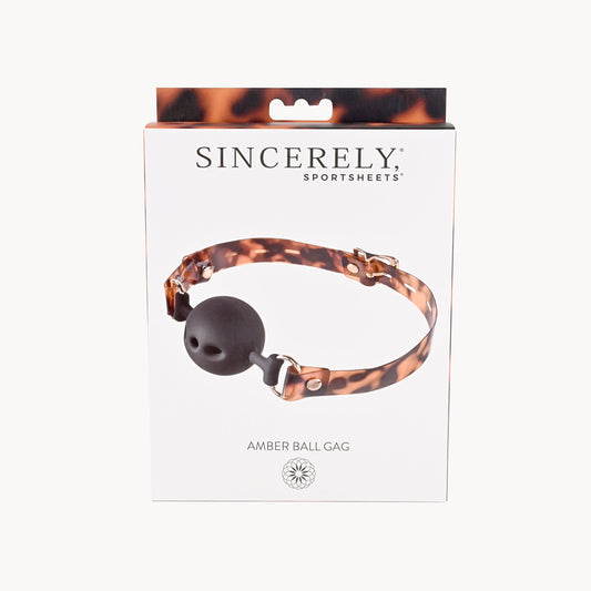 Amber Ball Gag | 646709521028 | Available at EroticWarehouse.com