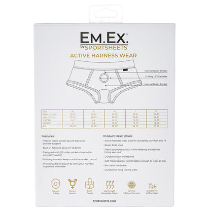 Em.Ex Fit Harness 3Xl | 646709662073 | Available at EroticWarehouse.com