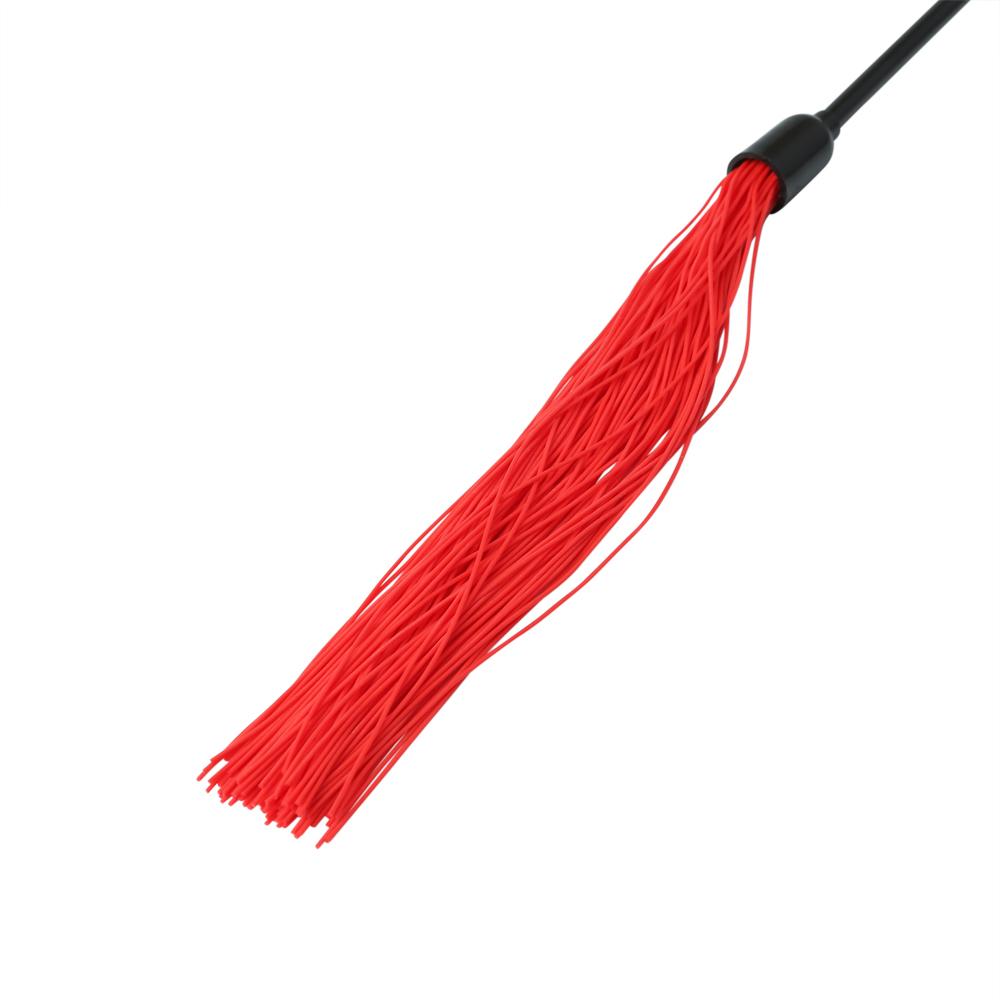 14" Medium Rubber Whip (Red) | 646709730031 | Available at EroticWarehouse.com