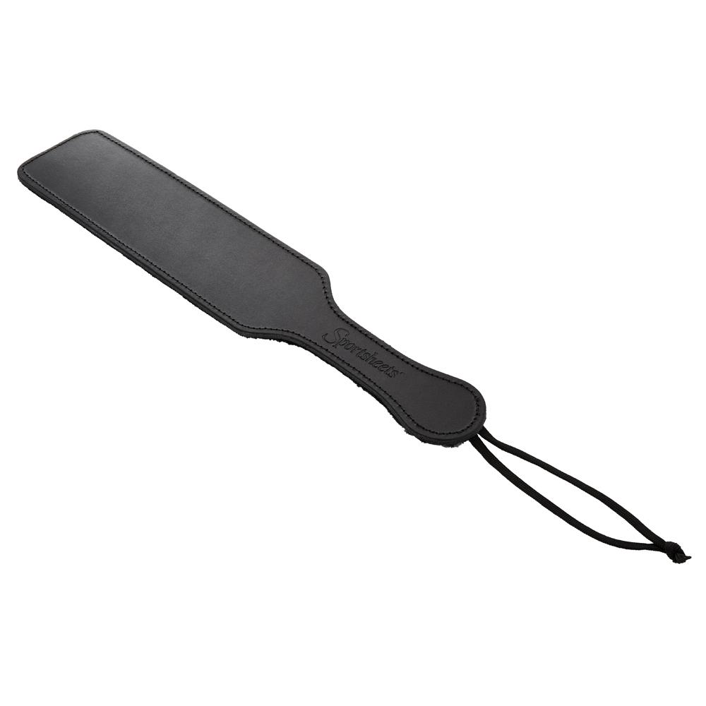 Fur Lined Fur Paddle (Black) | 646709920234 | Available at EroticWarehouse.com