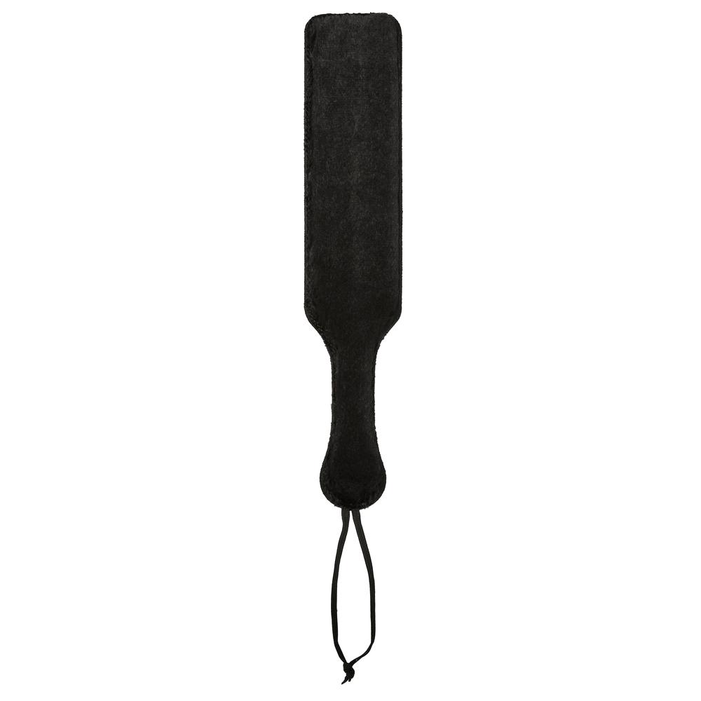 Fur Lined Fur Paddle (Black) | 646709920234 | Available at EroticWarehouse.com