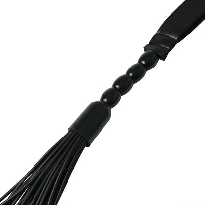 S&M Beaded Flogger Noir | 646709921248 | Available at EroticWarehouse.com