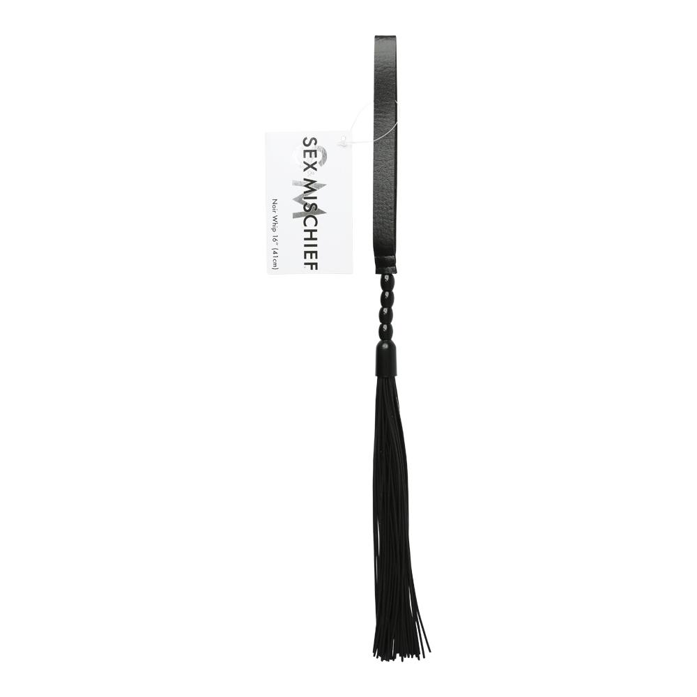 S&M Beaded Flogger Noir | 646709921248 | Available at EroticWarehouse.com