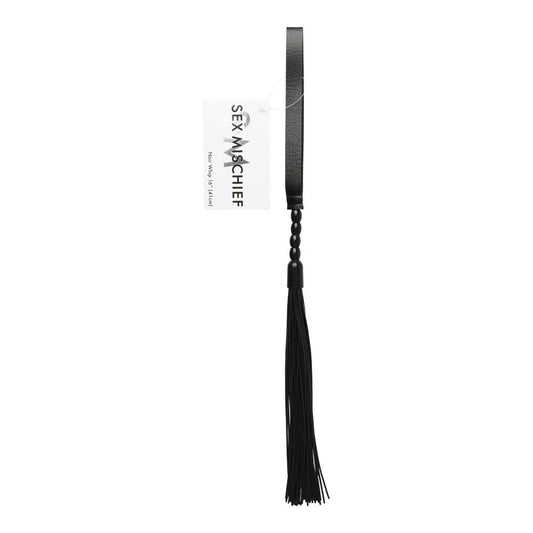 S&M Beaded Flogger Noir | 646709921248 | Available at EroticWarehouse.com