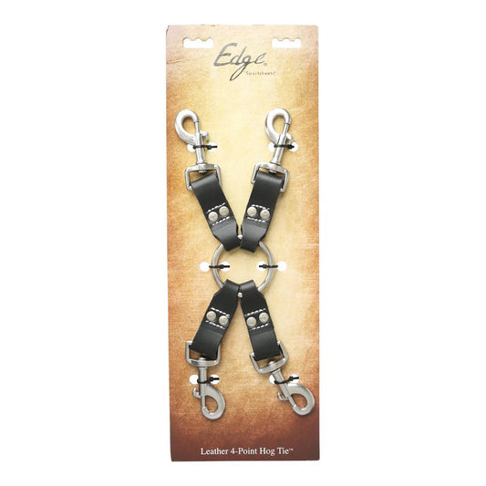 Edge Leather 4 Point Hog Tie | 646709980009 | Available at EroticWarehouse.com