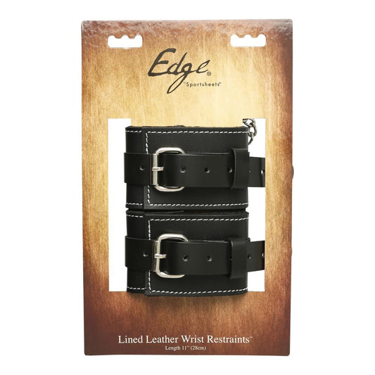 Edge Leather Wrist Restraints | 646709980207 | Available at EroticWarehouse.com