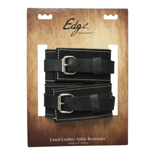 Edge Leather Ankle Restraints | 646709980214 | Available at EroticWarehouse.com