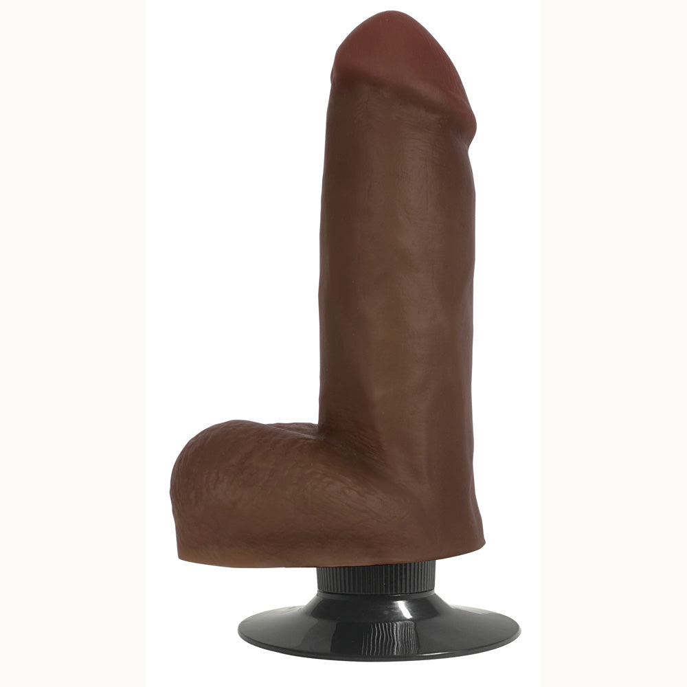 Jock 6" Vibrating Dong With Balls Chocolate | 653078940428 | Available at EroticWarehouse.com