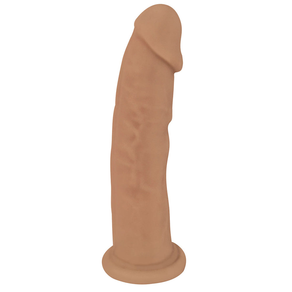 Fleshstixxx 6" Silicone Dildo No Balls Latte | 653078940626 | Available at EroticWarehouse.com