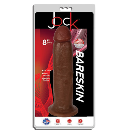 Jock 8" Bareskin Dong Latte | 653078941159 | Available at EroticWarehouse.com