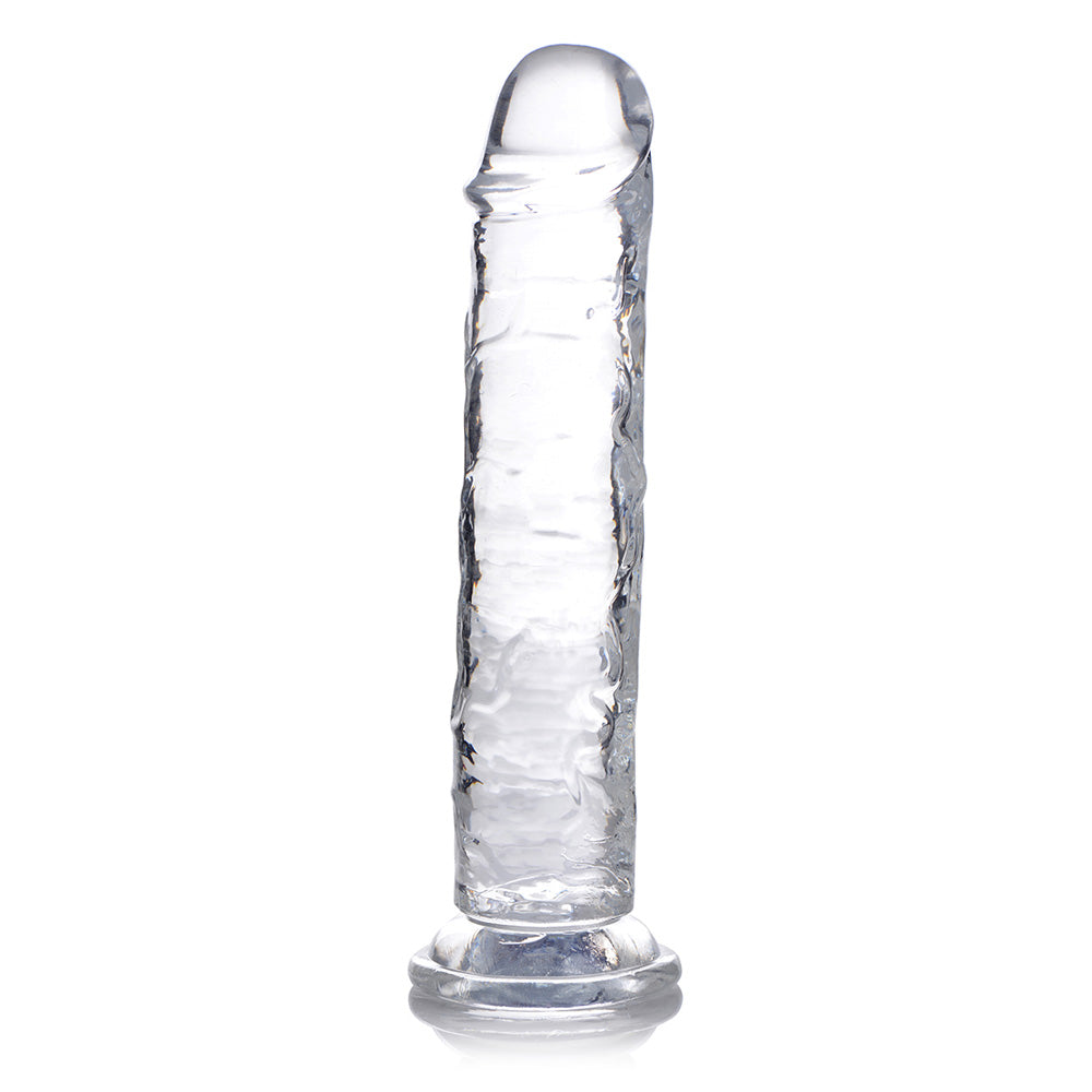 Jock C-Thru Slim 7" Clear Tpe Dildo | 653078941869 | Available at EroticWarehouse.com