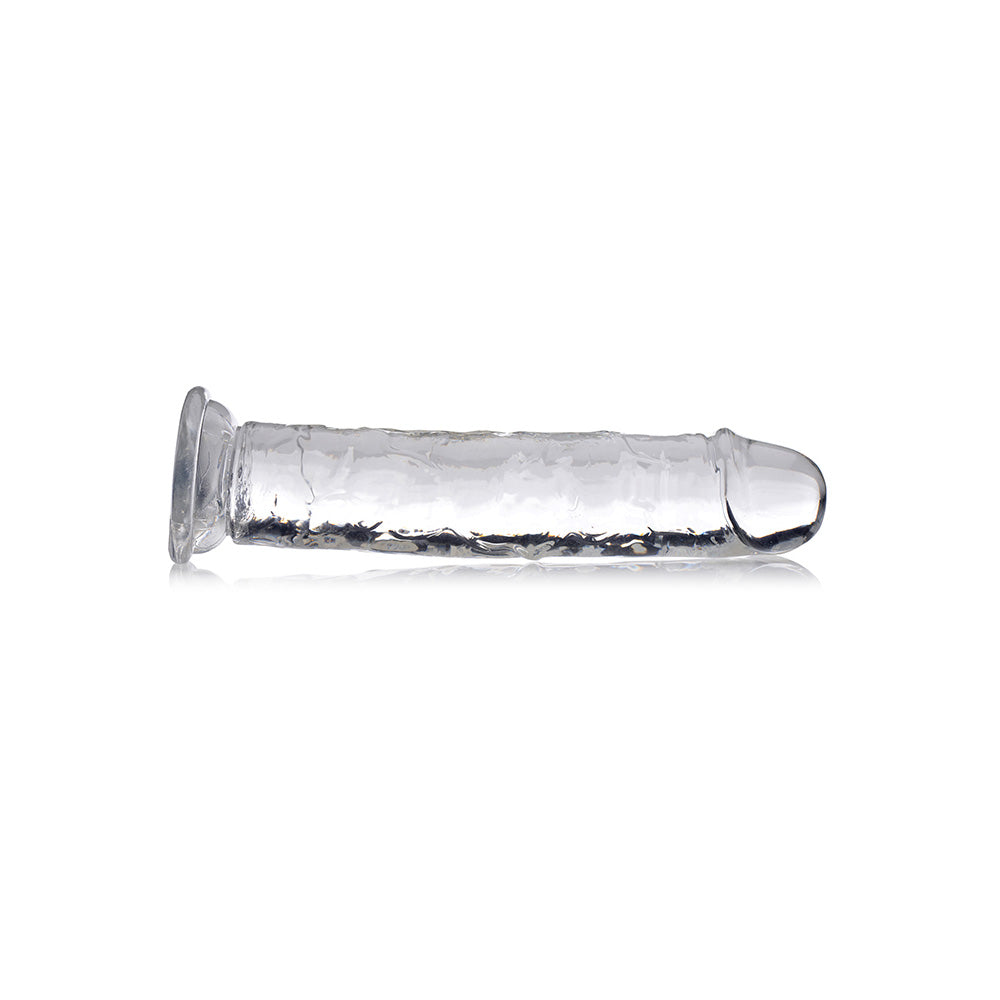 Jock C-Thru Slim 8" Clear Tpe Dildo | 653078941876 | Available at EroticWarehouse.com
