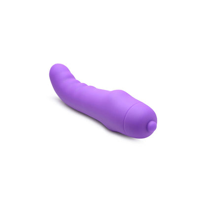 Lil Wavy 7X Silicone Rechargeable Mini G Spot Vibe Violet | 653078942019 | Available at EroticWarehouse.com