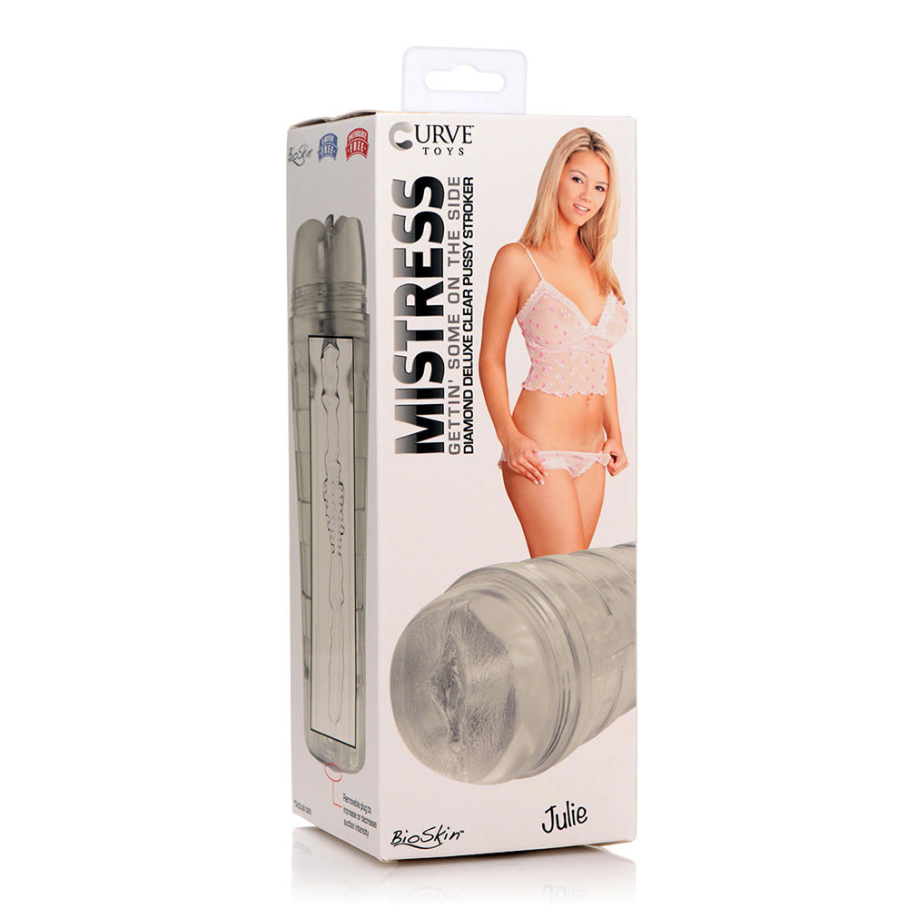 Mistress Deluxe Pussy Stroker Clear | 653078942514 | Available at EroticWarehouse.com