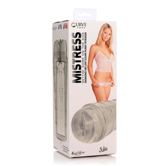 Mistress Deluxe Pussy Stroker Clear | 653078942514 | Available at EroticWarehouse.com