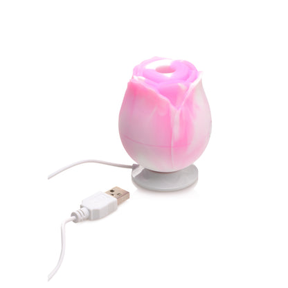 Gossip Rose 10X Silicone Suction Clit Stimulator Swirl | 653078943092 | Available at EroticWarehouse.com
