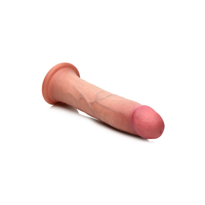 Jock 8" Dual Density Silicone Dildo Light | 653078943245 | Available at EroticWarehouse.com