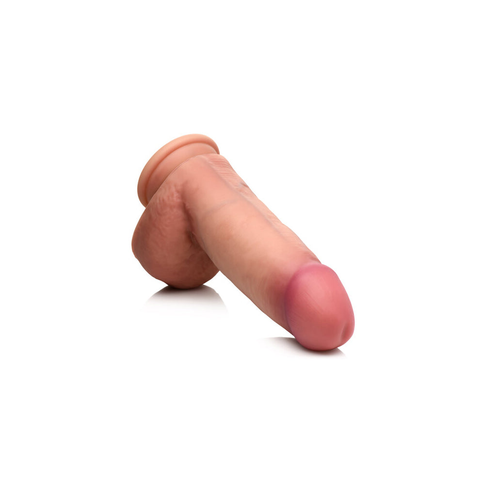 Jock 6" Dual Density Silicone Dildo With Balls Light | 653078943252 | Available at EroticWarehouse.com