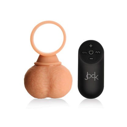 Jock 28X Vibrating Silicone Balls X Large Light | 653078943375 | Available at EroticWarehouse.com