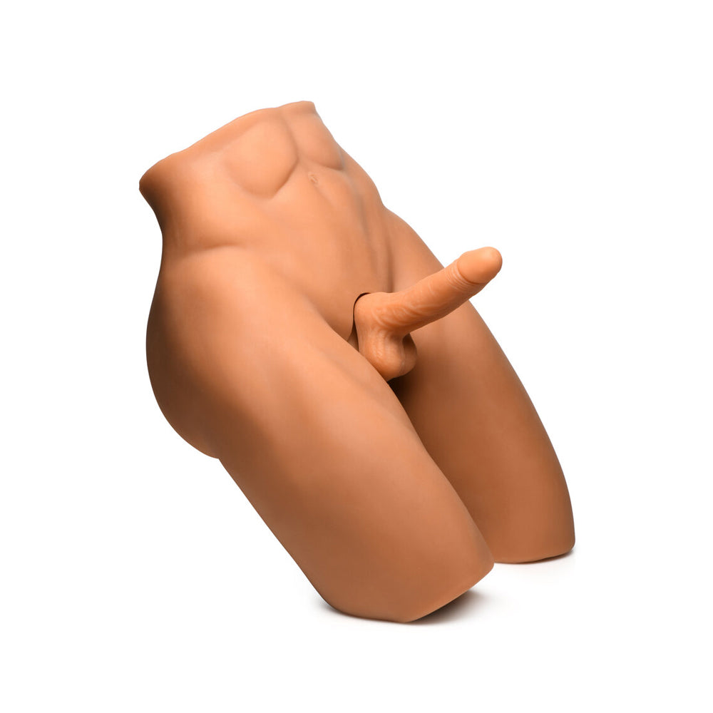 Jock Poseable Torso W/ Thrusting Dildo Medium | 653078943535 | Available at EroticWarehouse.com