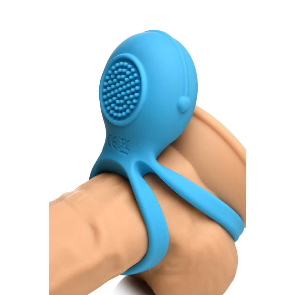 Gossip Love Loops 10X Silicone Cock Ring W/ Remote Azure | 653078943603 | Available at EroticWarehouse.com