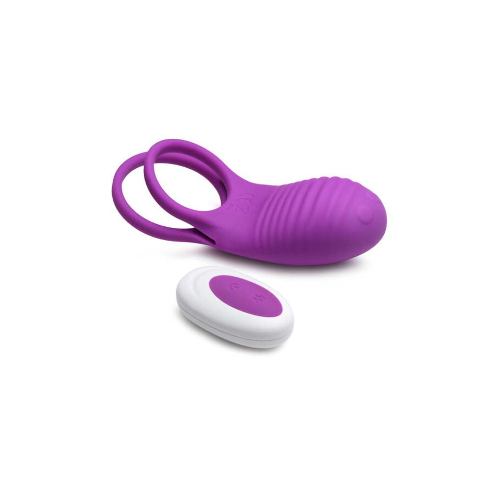 Gossip Love Loops 10X Silicone Cock Ring W/ Remote Violet | 653078943610 | Available at EroticWarehouse.com