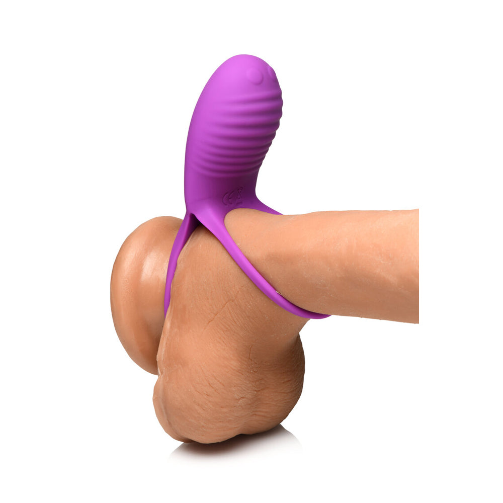 Gossip Love Loops 10X Silicone Cock Ring W/ Remote Violet | 653078943610 | Available at EroticWarehouse.com