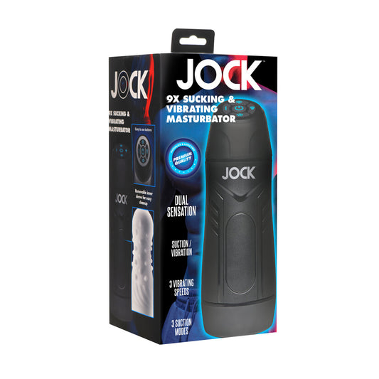Jock 9X Sucking & Vibrating Masturbator | 653078943641 | Available at EroticWarehouse.com