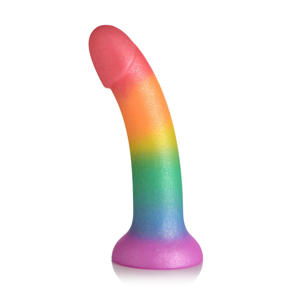Simply Sweet 6.5" Phallic Rainbow Dildo | 653078943689 | Available at EroticWarehouse.com